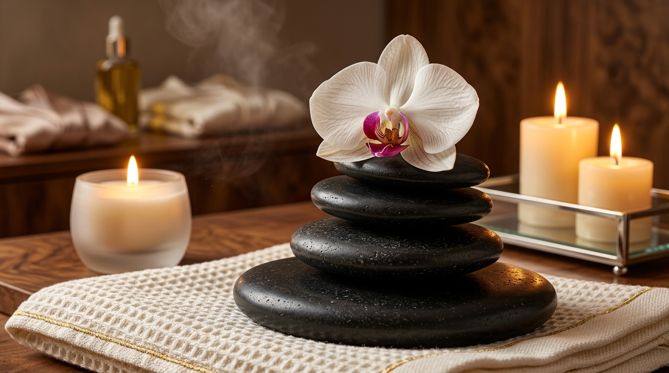 Hot stone massage
